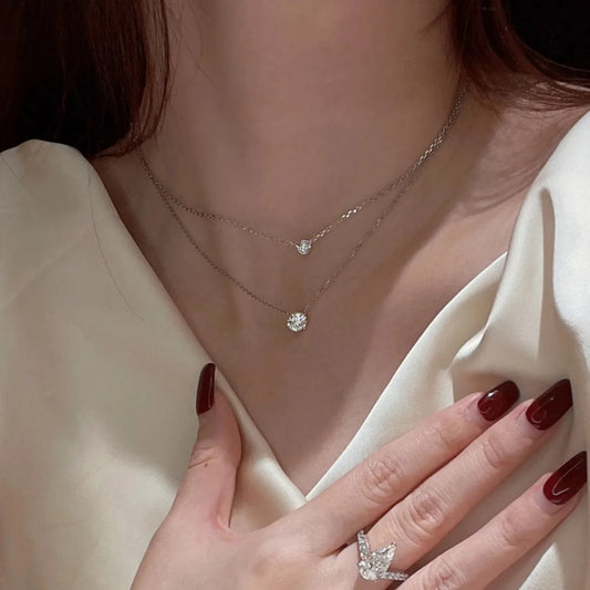 Collier Pendentif Moissanite