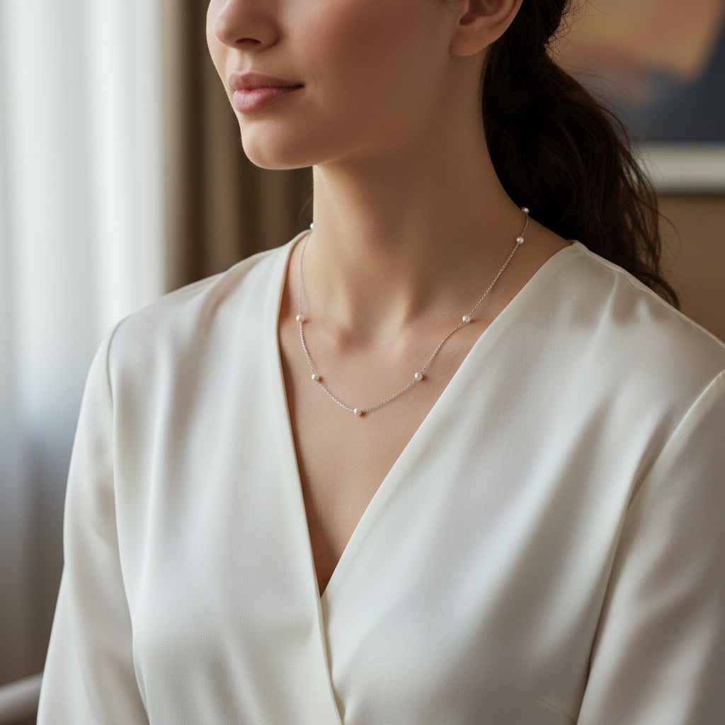 Collier Empilé Perles