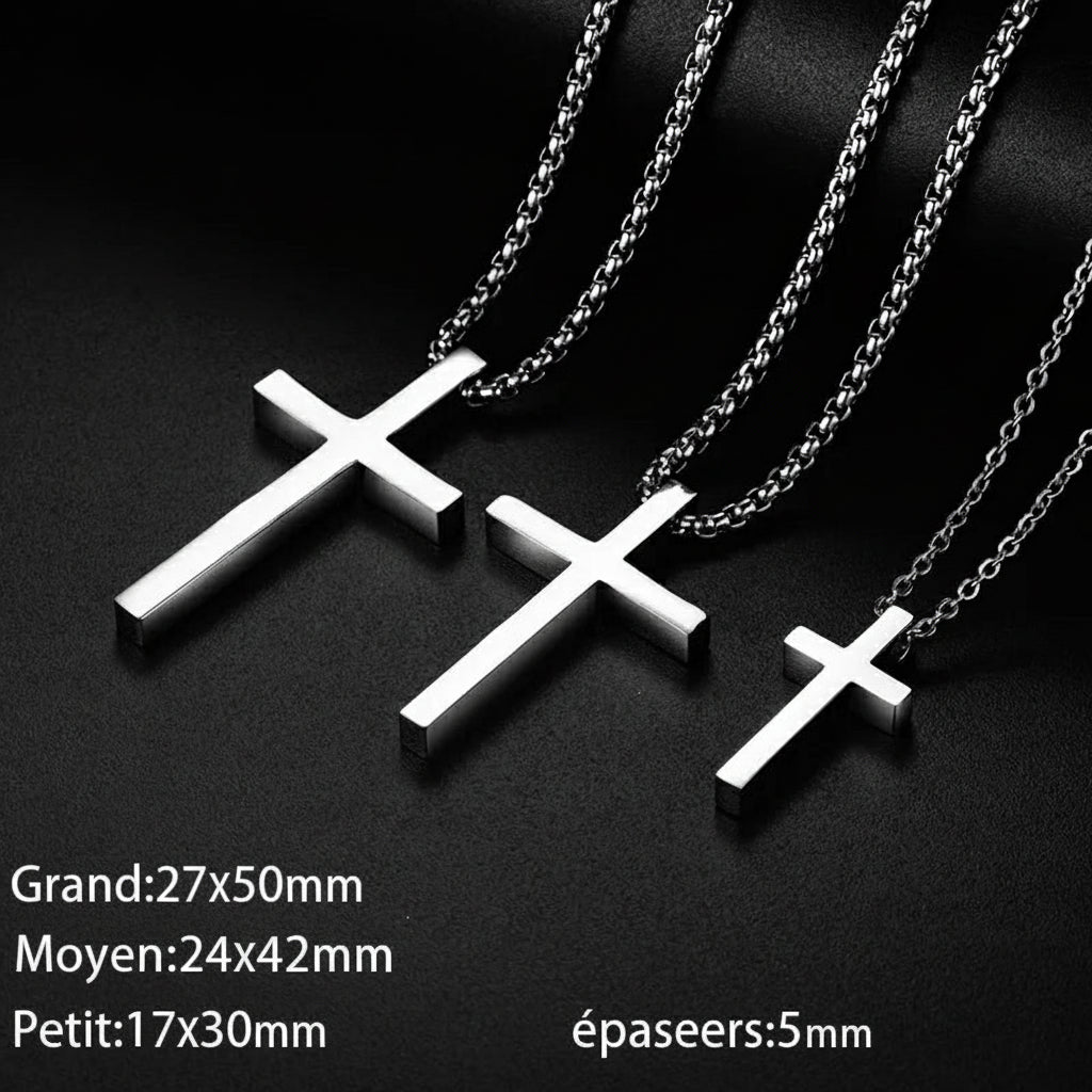 Collier Pendentif Croix