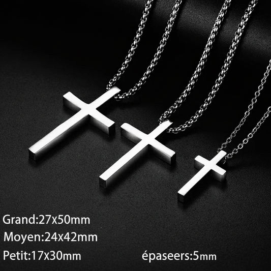 Collier Pendentif Croix