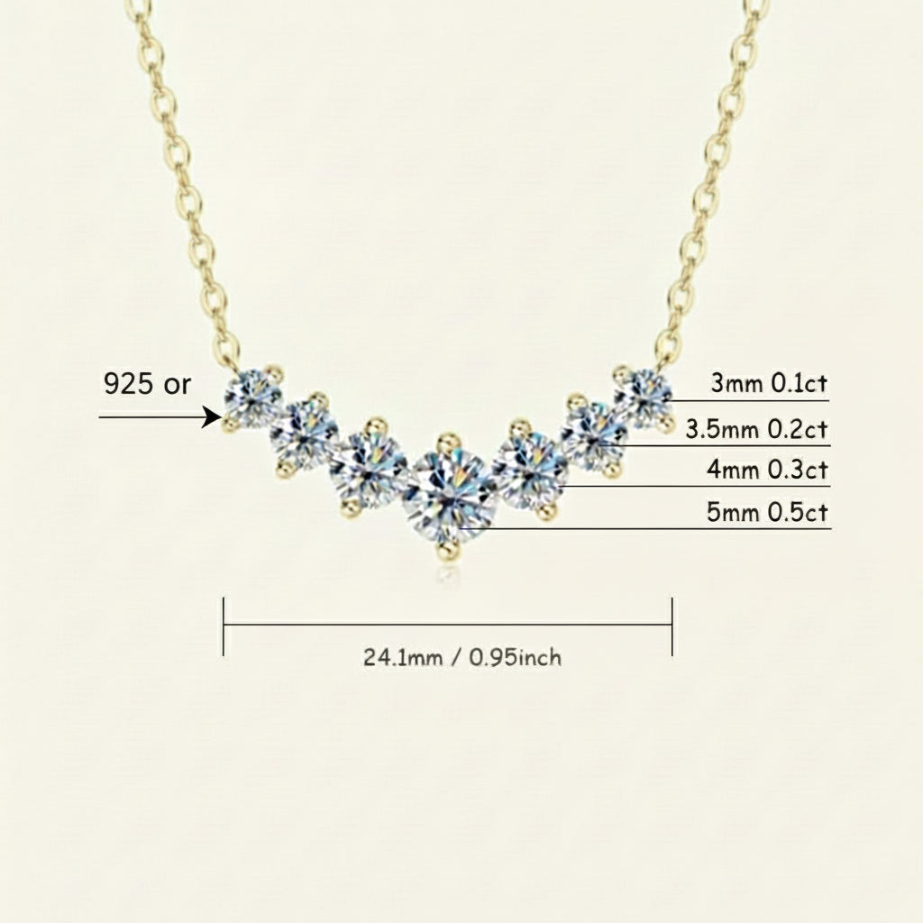 Collier Moissanite
