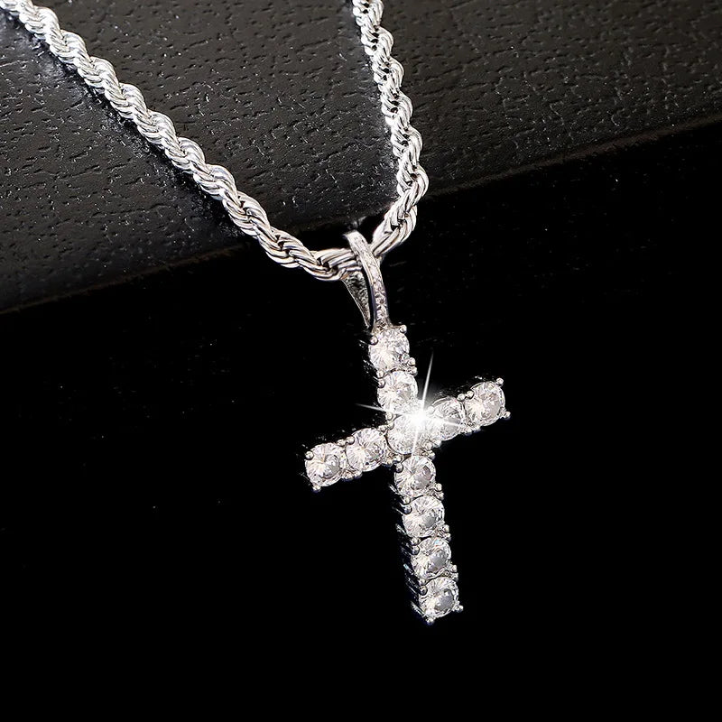 Collier Croix Homme
