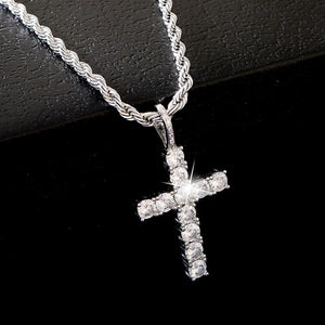 Collier Croix Homme