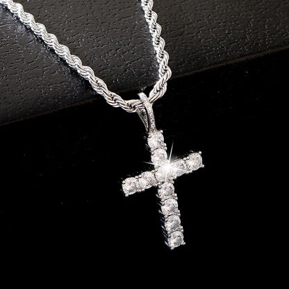 Collier Croix Homme