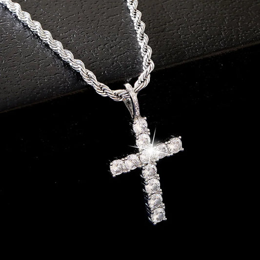 Collier Croix Homme
