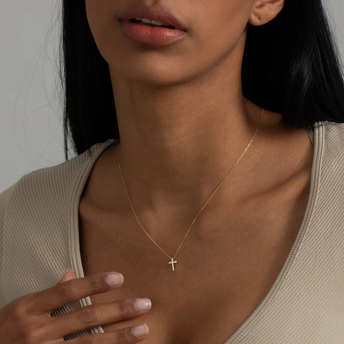 Collier Croix Femme