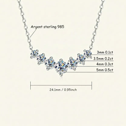 Collier Moissanite