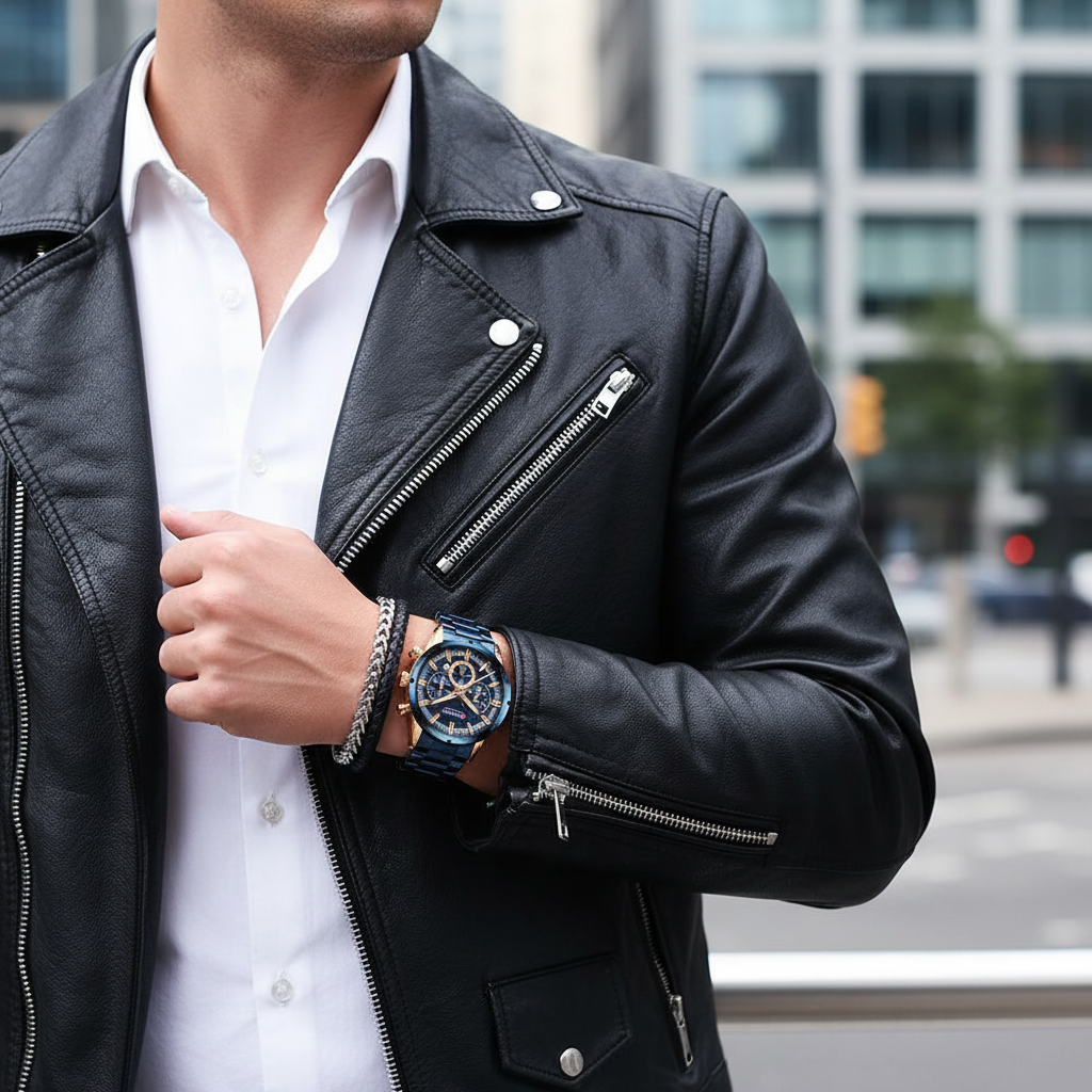 Homme portant la montre