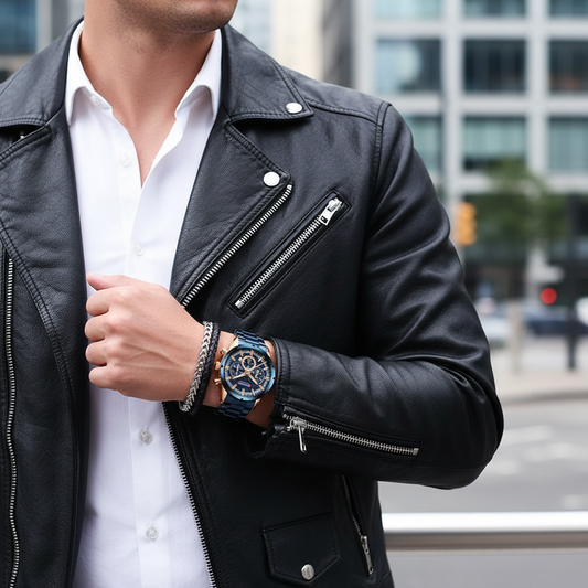 Homme portant la montre