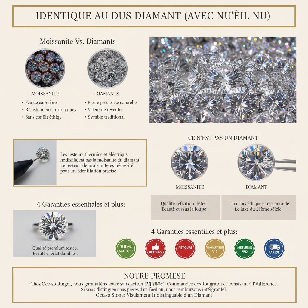 Infographie Moissanite en Français